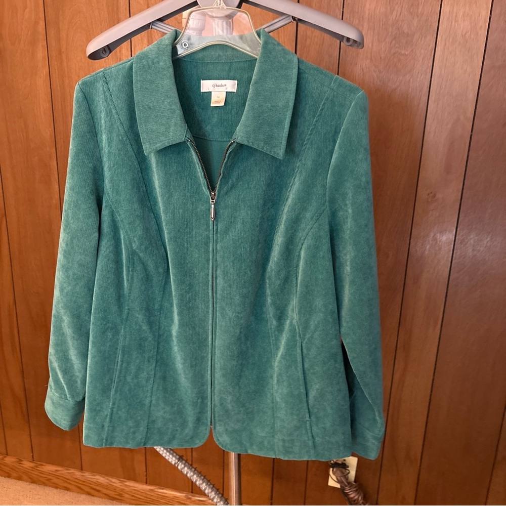 CJ Banks Teal Women's Blazer